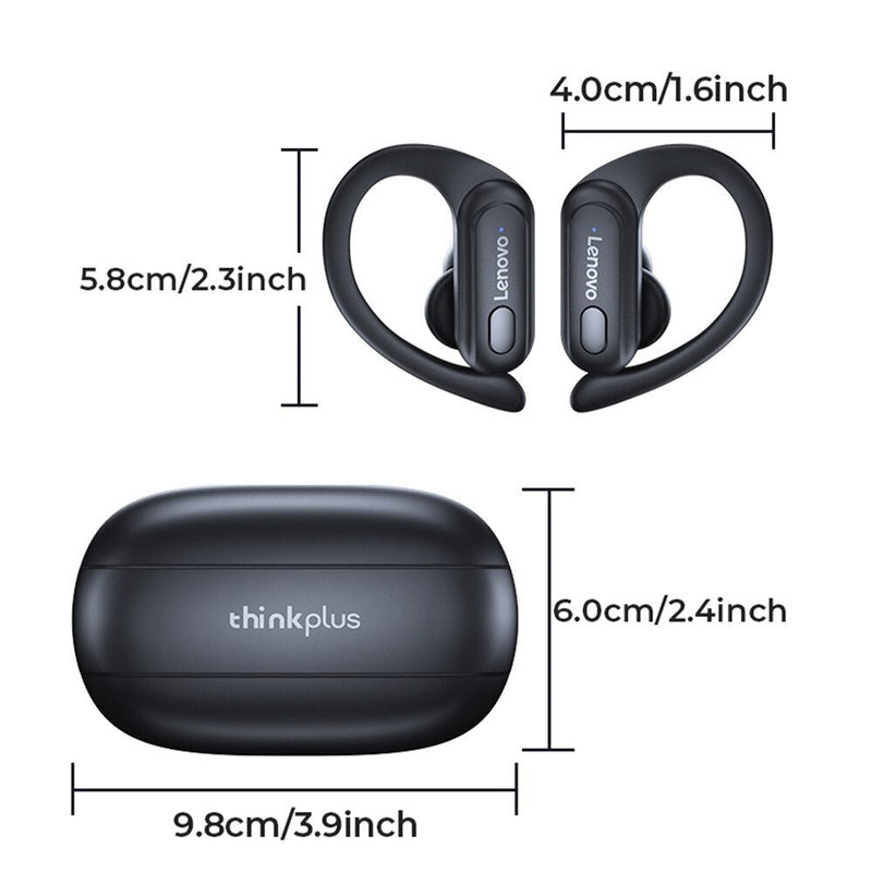 Lenovo-XT60B Fone de ouvido Binaural Bluetooth 5.3 com Microfone